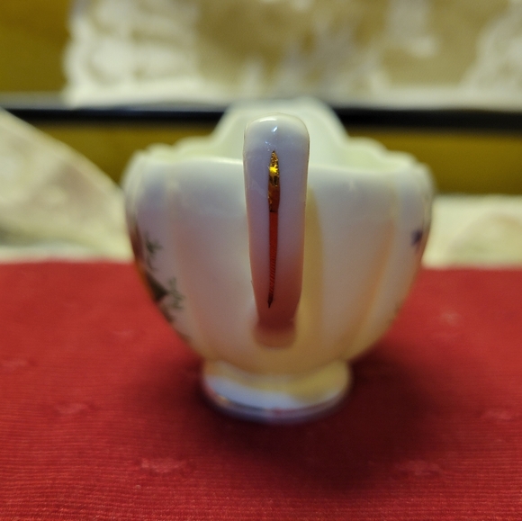 Vtg Royal Dover Yellow Rose Sugar Bowl & Creamer - Picture 8 of 16